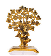 Metal Ganesha Idol, Ganesha Tree Statue, Christmas Gift, Ganesha Decor, Home Decor, Indian Gift, Wedding Gift, Return Favor, Chritmas Gift